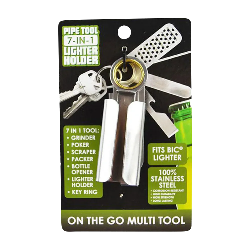Smokezilla 7-in-1 Lighter Holder & Multi-Tool - 6 Pack