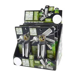 Smokezilla 7-in-1 Lighter Holder & Multi-Tool - 6 Pack