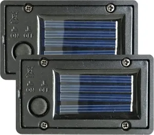 Solar Batteries for Outdoor Solar Lights 2Pcs Waterproof Battery Box 2.8x1.6'' Lantern Replacement Top with Light Sensor DIY Garden Light Kit, Outdoor Lighting