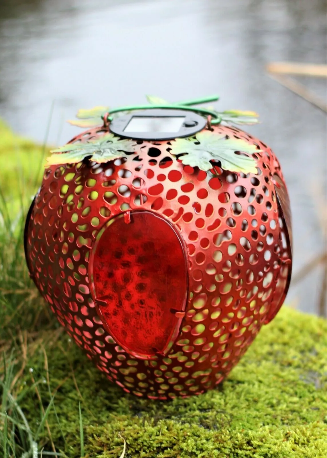 Solar Strawberry Hanging or Table Lamp Lantern