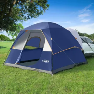 Spacious Tent Sleeps 4 To 6 Adults, Waterproof, Roomy Enough For 2 Air Mattress