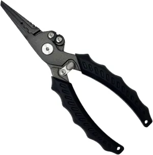 Stainless Steel Pliers Fishing Pliers Braided Fishing Line Cutter Hook Remover Rings Opener Multitool with Lock