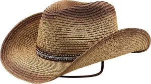 Straw Cowboy Hat Cowgirl Hat Foldable Outdoor Travel Cap Mens Womens Western Theme Party Country Concert Sun Hats