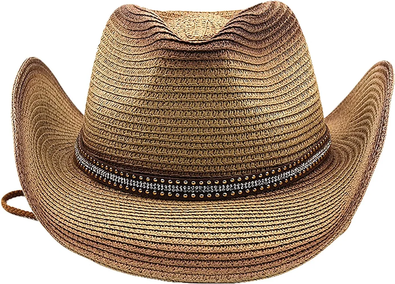 Straw Cowboy Hat Cowgirl Hat Foldable Outdoor Travel Cap Mens Womens Western Theme Party Country Concert Sun Hats