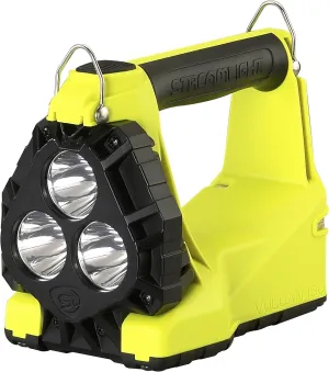 Streamlight 44321 Vulcan 180 HAZ-LO Standard System Class I DIV.1 400-Lumen Rechargeable Lantern/Portable Scene Light with 120V/100V AC/12V DC Charger and Heavy Duty Shoulder Strap, Yellow
