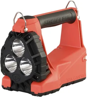 Streamlight 44335 Vulcan 180 HAZ-LO Vehicle Mount System Class I DIV.1 400-Lumen Rechargeable Lantern/Portable Scene Light with 12V DC Charger and Quick Release Shoulder Strap, Orange