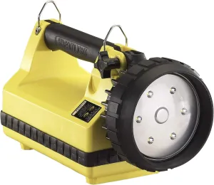 Streamlight 45821 E-Flood LiteBox 1500-Lumen 4700 Candela Rechargeable Flood Beam Lantern with AC/DC Charging, Heavy Duty Shoulder Strap and Mounting Rack, Yellow