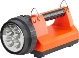 Streamlight 45865 E-Spot Firebox 1500-Lumen 110000 Candela Rechargeable Spot Beam Lantern with Dual Rear LEDs, Vehicle Mount System, Direct Wire DC Charging Rack, and Heavy Duty Shoulder Strap, Orange