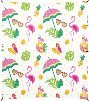 Summer Beach Tropical Leaves Beach Tent Camping Sun Shelters Portable Outdoor Canopy Sun Shade for Camping Trips Fishing Backyard Fun or Picnics Easy Setup with Carrying Bag
