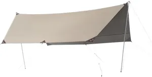 Sun Shelter Camping Outdoor Portable Tarp Waterproof Canopy UV50 Black Coating Sunshade Thickened Pole for Outdoors, Picnic(Hexagon)