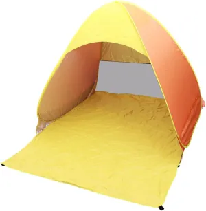 Sunshade Tent Instant Pop up Beach Canopy Automatic Folding Tent Ground Stake Waterproof Anti-uv Rugged Structure
