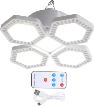 SUPVOX Solar Rechargeable Camping Light Sided LED Tent Bulb with Charging Emergency Outdoor Illumination Portable Lantern for Camping Hiking and Backyard Use
