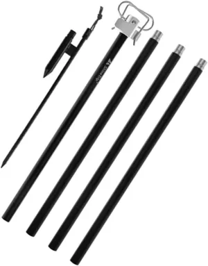 SUPVOX Universal Tent Hanging Rack Camping Lamp Stand Lamp Pole Hook Lightweight Practical