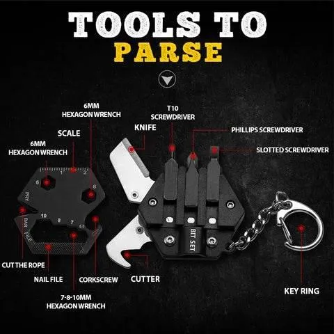Survival Hexagon Tool - Multifunctional EDC Outdoor Gear