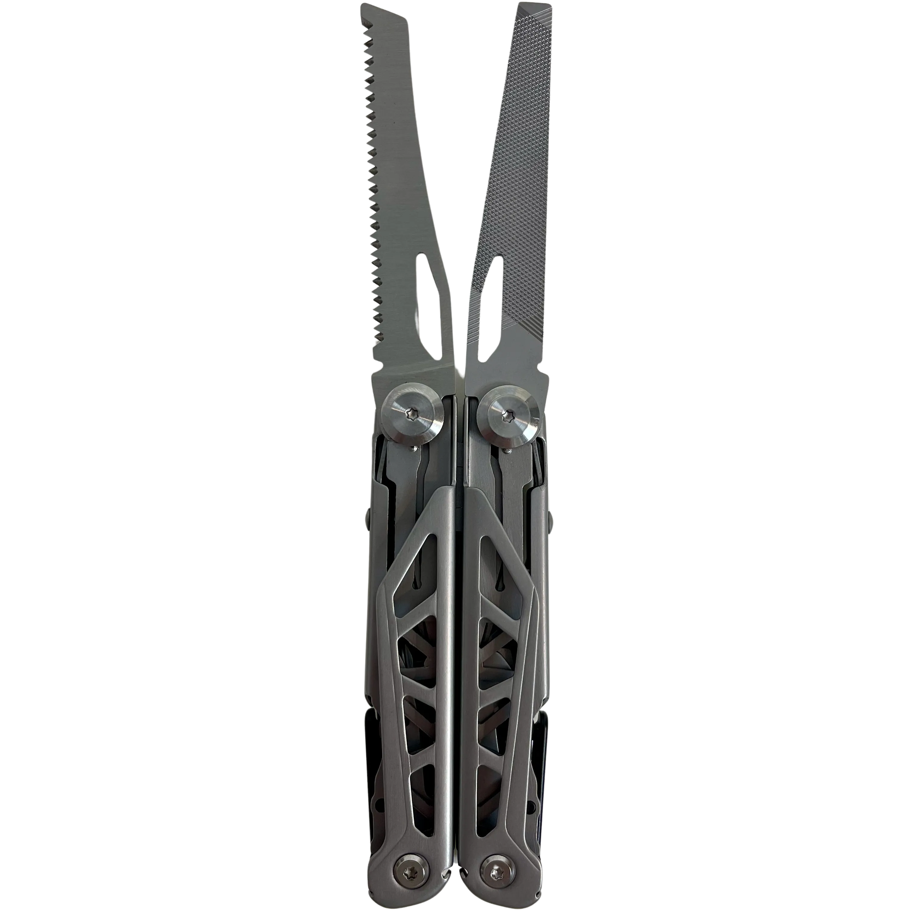 Survival Multitool - Pliers, Knife, Screwdriver, Saw, Stainless Steel, Case