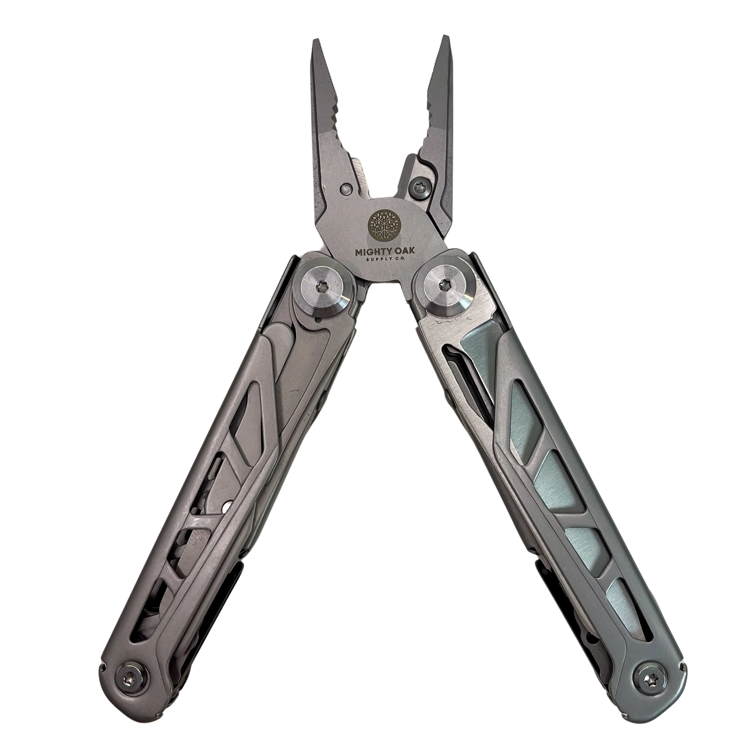 Survival Multitool - Pliers, Knife, Screwdriver, Saw, Stainless Steel, Case