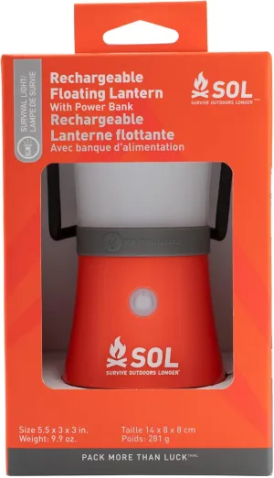 Survive Outdoors Longer Venture Rechargeable Floating Lantern with Power Bank