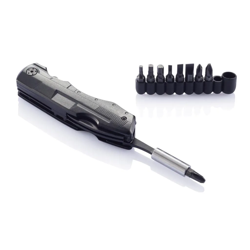 Swiss Peak Multitool With Bit Set, Black