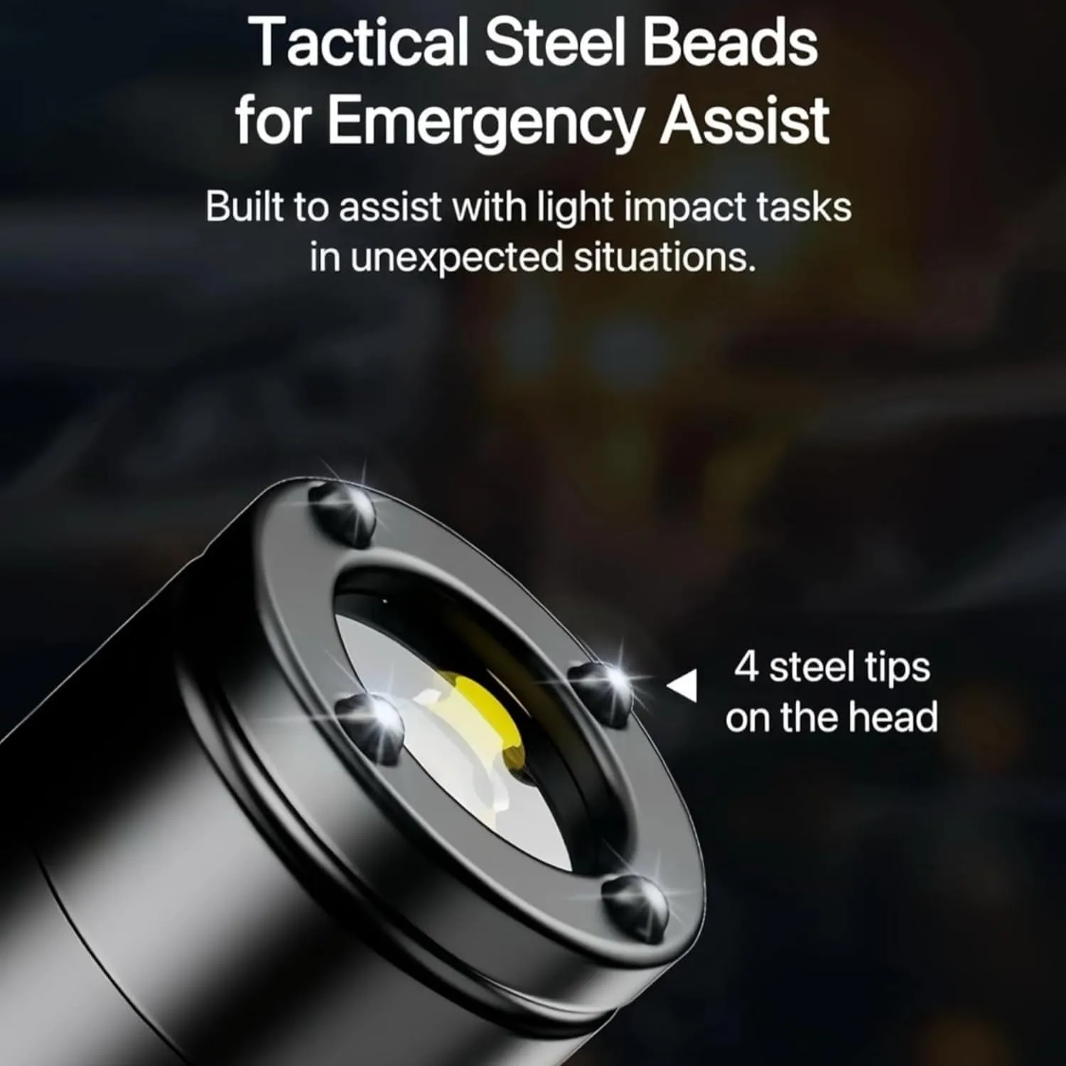 Taclite Mini - The Ultimate Everyday Micro Tool, 2025 Upgraded Rechargeable Led Magnetic Super Bright Tactical Flashlight High Lumens, Waterproof, 3 Brightness Multitool (2PCS-B)