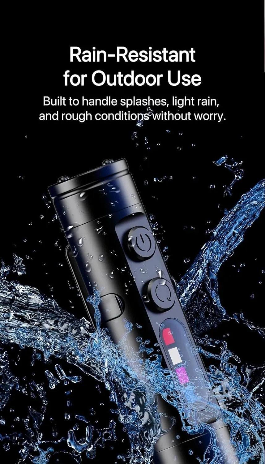 Taclites Mini–The Ultimate Everyday Micro Tool, Taclite Mini Flashlight, 2025 New Rechargeable LED Magnetic Super Bright Tactical Flashlight, 3 Brightness, Waterproof (Black)