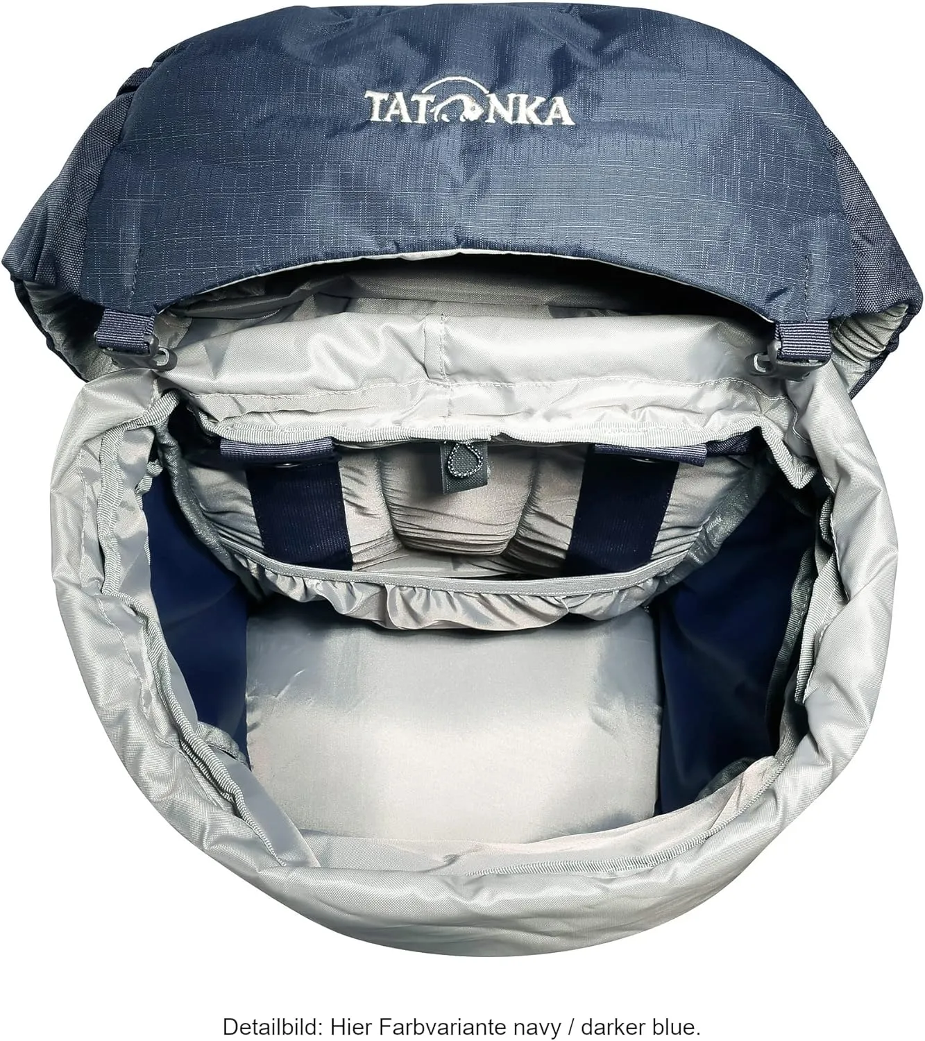 Tatonka Trekking Travel Backpack with Adjustable Back System, Black/Titanium Grey, 60 10 Liter