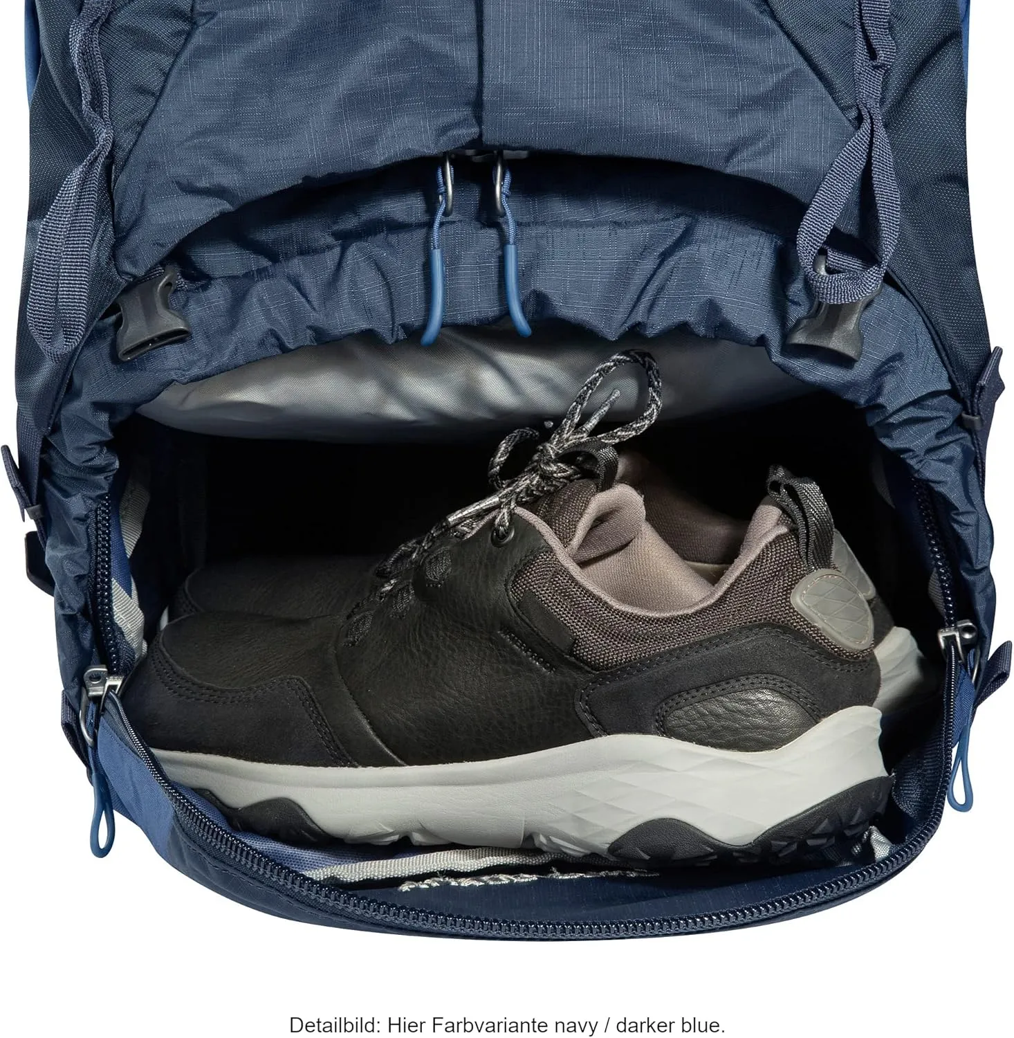 Tatonka Trekking Travel Backpack with Adjustable Back System, Black/Titanium Grey, 60 10 Liter