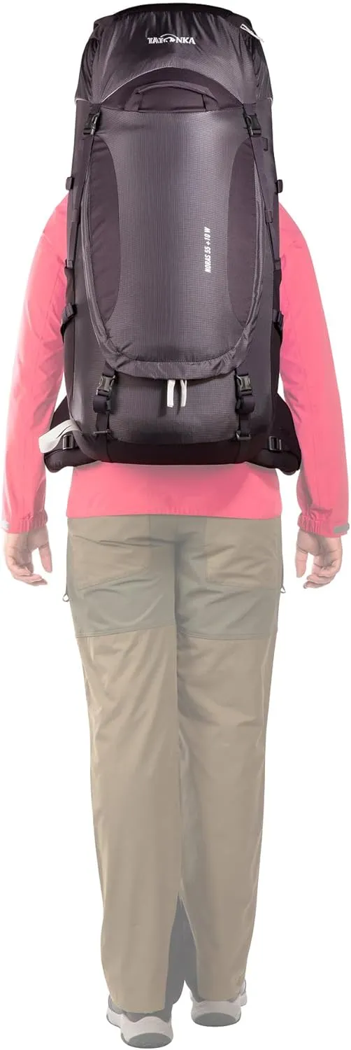 Tatonka Women Trekking Backpack with Front Opening, Midnight Plum, 55   10 Liter