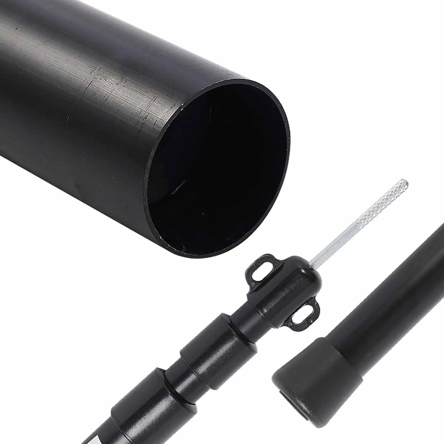 Telescopic Awning Pole Canopy Pole 90-230cm Adjustable Support Rod Replacement Tent Accessories for Beach Shelter Hiking