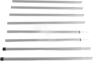 Telescopic Iron Support Pole, Adjustable Length, Wind Resistant, Portable, for Camping, Hiking, Tents, Awnings, Beach Tents, Outdoor Activities
