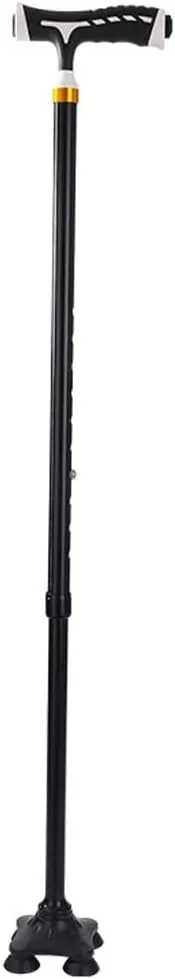 Telescopic Walking Stick Senior Walking Stick Four Legged Walking Stick Four Legged Non-Slip Small Four Legged Walking