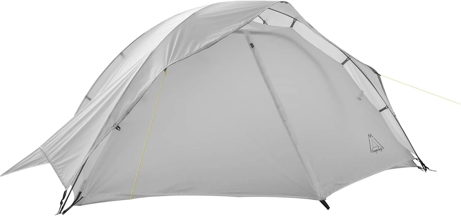 TENPLAY Dome Camping 2 Person Tent,20D Nylon，Waterproof3000mm,3-Season,90 x 49 x 43inches,Easy Set Up,Durable Lightweight 2.3KG/5LBS Tent for Outdoor Trekking Camping Park Travel.