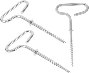 Tent Accessories 3pcs Metal Tent Pegs Spiral Stake Ground Stakes for Canopy Camping Supplies
