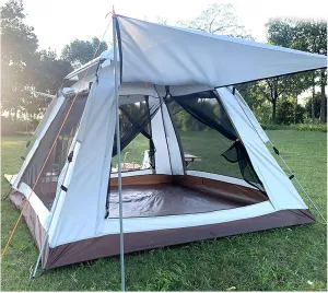 Tent Family 4 Man,Waterproof Dome Tents Sturdy Black Out Tent for Hiking Backpacking