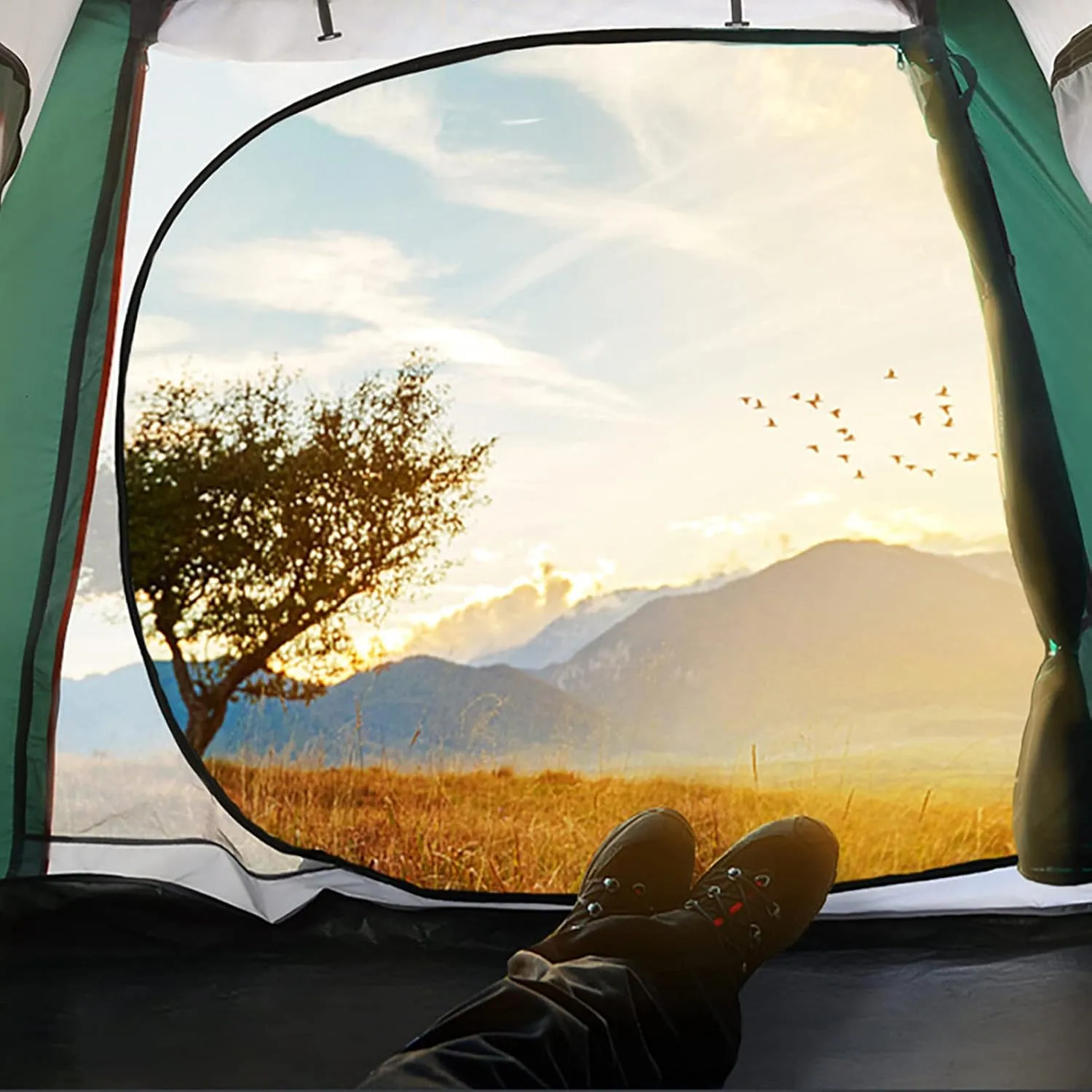 Tent for Backyard Instant Setup, Tents Canopy, Tent for Camping Waterproof Weatherproof, Backpacking Tents Spacious, for Traveling, Backpacking, Hiking, Outdoors
