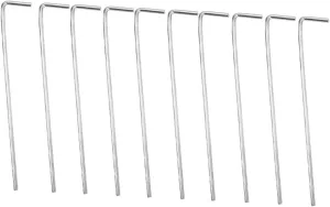 Tent Ground Fixor 32 Pcs Ground Anchor Stakes L-Shaped Hooks for Camping Tent Canopy Tarps Garden