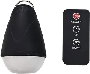 Tent Light with Remote Control, USB Rechargeable Ultra Bright LED Lamp - Waterproof Lighting for Tents, Camping or Backpacking