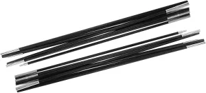 Tent Poles, Replacement Tent Poles Fiberglass Outdoor Support Rods 4.9M Fiberglass Camping Tent Pole Bars Tent Pole Repair Kit for Tarp, Tent, Awning, Camping Frames Kit