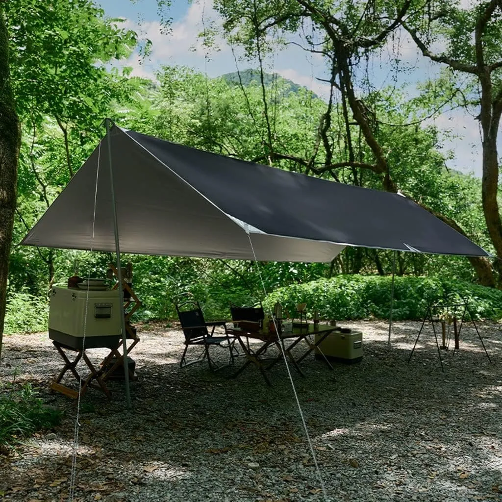 Tent Tarp Camping Tarp Waterproof Tent Tarpaulin Awning Canopy Waterproof Outdoor Shelter Tent Tarp (Size : 500 * 292cm)