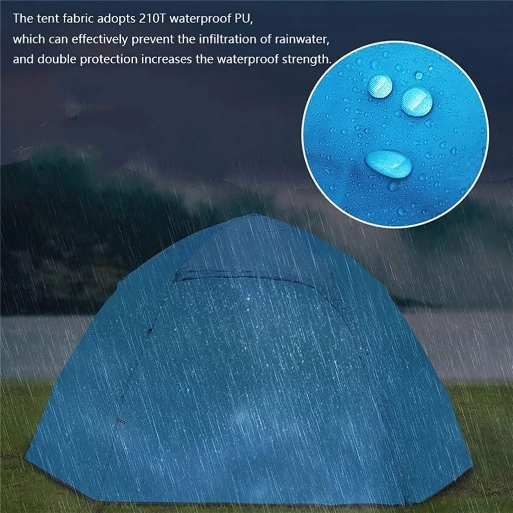 Tents for Camping Beach Tents Six Sides Breathable Tent Rainproof Anti-UV Camping Tents Automatic Outdoor Tent Picnic in The Park 3-4 Person Family Tents for Camping Hiking Traveling