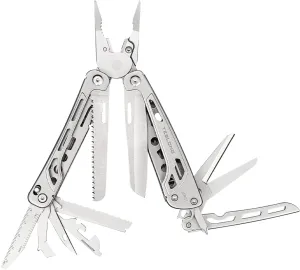 Teslong 18-In-1 Multitool with Safety Locking, Professional Stainless Steel Multitool Pliers Pocket Knife