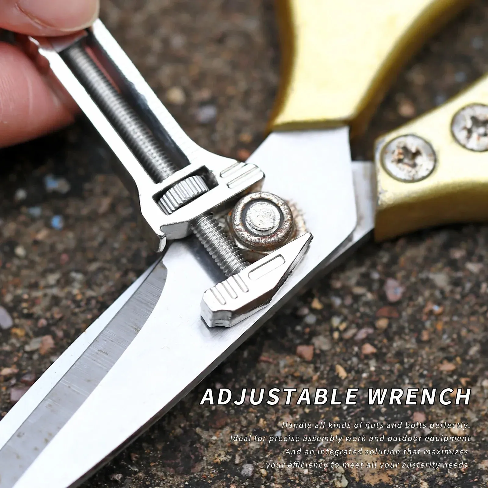 Titanium EDC Tool Bottle Opener Tungsten Attack Head Nail Puller Caliper