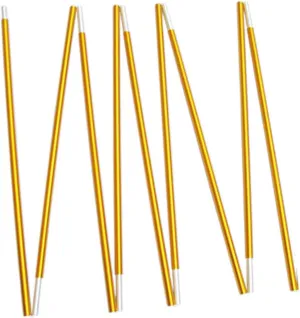 Totority 2Pcs Tent Poles Lightweight Portable Canopy Support for Camping Hiking and Outdoor Activities Durable Design for High Wind Resistance