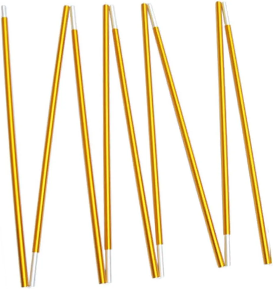 Totority 2Pcs Tent Poles Lightweight Portable Canopy Support for Camping Hiking and Outdoor Activities Durable Design for High Wind Resistance