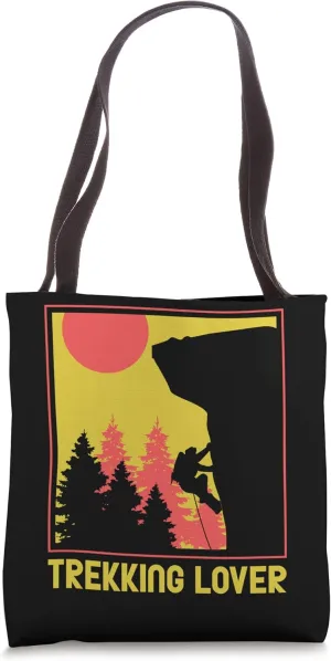 Trekking Lover Hiker Hike Hiking Tote Bag