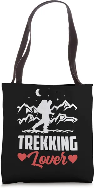 Trekking Lover Hiker Hiking Hike Tote Bag