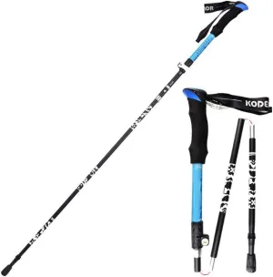 Trekking Poles Collapsible Adjustable Ultralight Aluminum Hiking Sticks with Quick Lock and Foam Grip for Running Mountaining Camping Backpacking