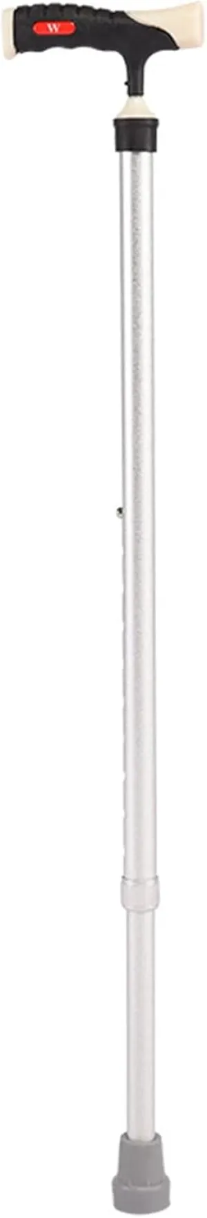 Trekking Poles for Men Collapsible Hiking Poles Lightweight Telescopic Hiking Stick Trek Outdoor Aluminum Alloy Height-Adjustable Walking Poles for Seniors,C (A)