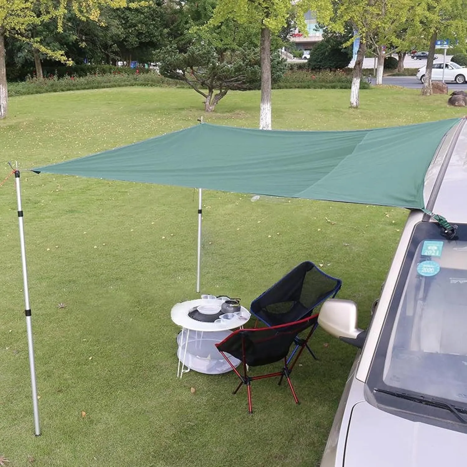 TRIWONDER Waterproof Tent Tarp (Black, M)
