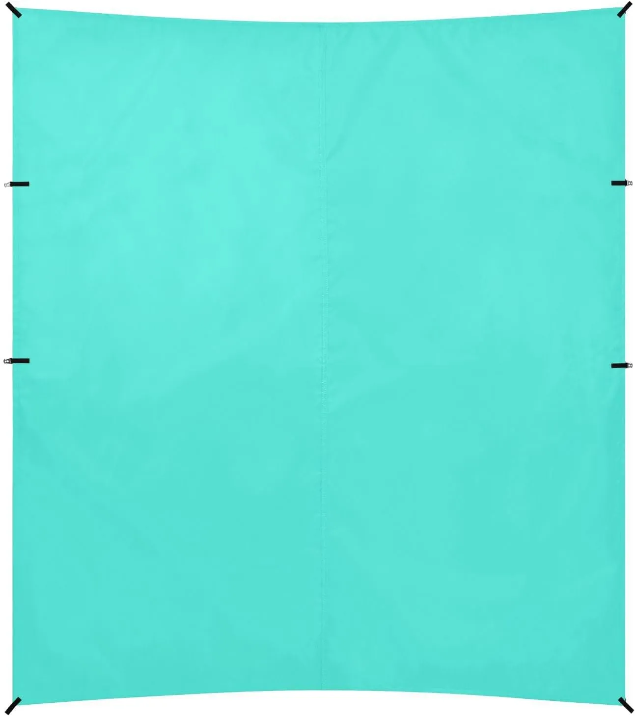 Turquoise Blue Beach Canopy UPF50  Easy Setup Sun Shade with Sandbags & Sand Shovel for Camping, Fishing, Backyard Fun