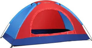 Ultralight Camping Tent for 1-2 Person, Lightweight Camping Tent with Screen Doors, Comes with Carry Bag for Easy Transportation On Hikes Tent for Camping, Large Cabin Tents